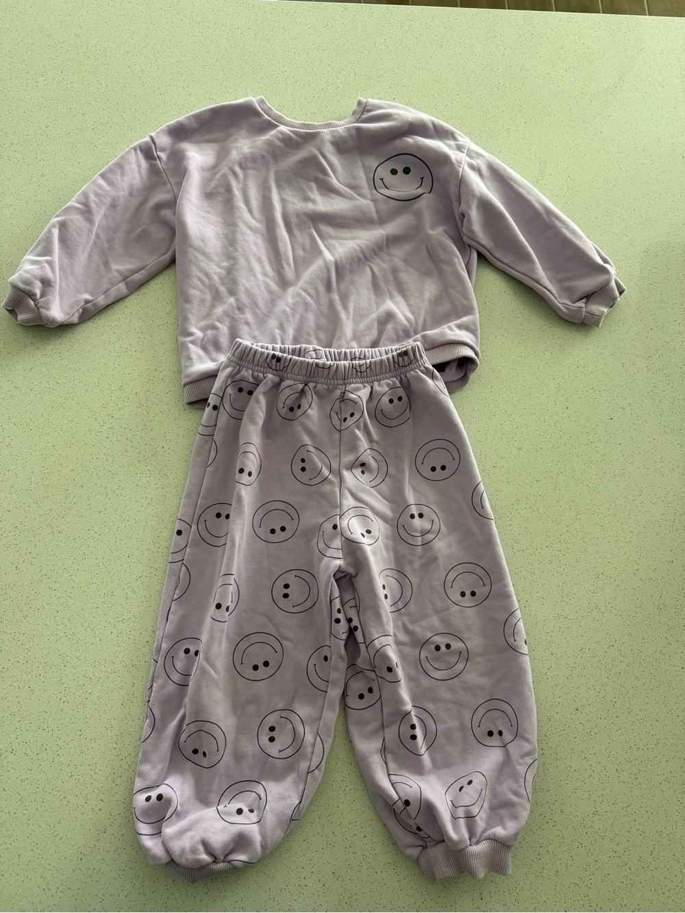 Indy & Pippa Lavender Smiley Face Set